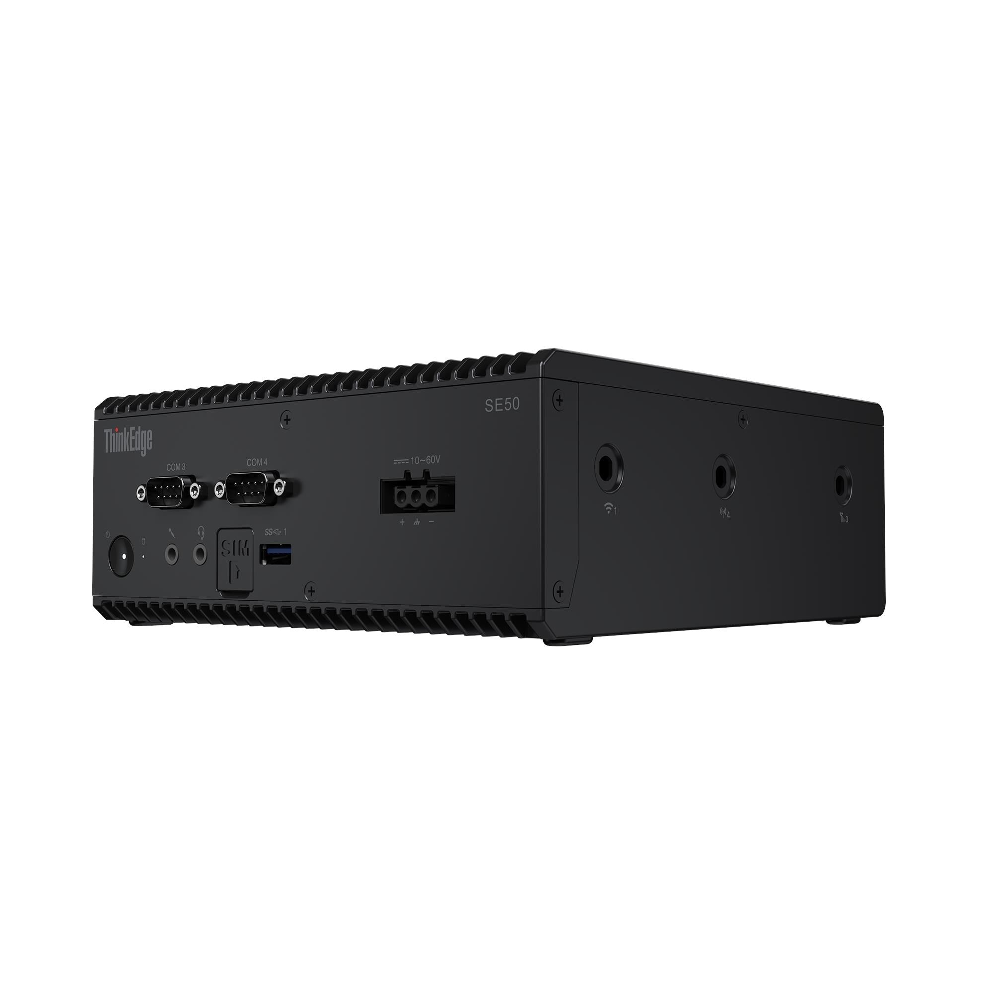 Lenovo Lenovo ThinkEdge SE50 Intel® Core™ i5 i5-8365UE 32 Go DDR4-SDRAM 512 Go SSD Windows 10 IoT Enterprise 2019 LTSC Mini PC Noir