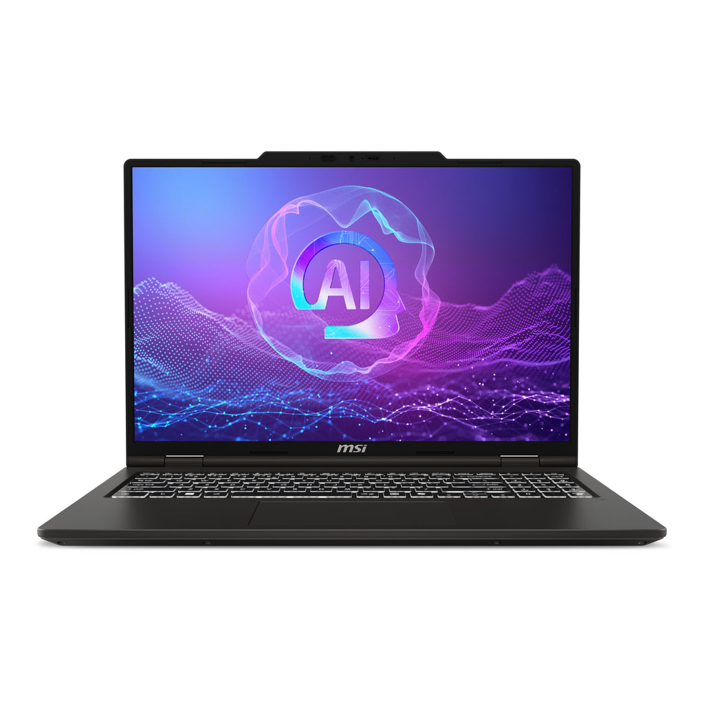 MSI VenturePro A16 AI+ A3HWEG-003DE Copilot+ PC AMD Ryzen AI 7 350 Ordinateur portable 40,6 cm (16") 2K 16 Go DDR5-SDRAM 1 To SSD NVIDIA GeForce RTX 5050 Wi-Fi 6E (802.11ax) Windows 11 Home Gris
