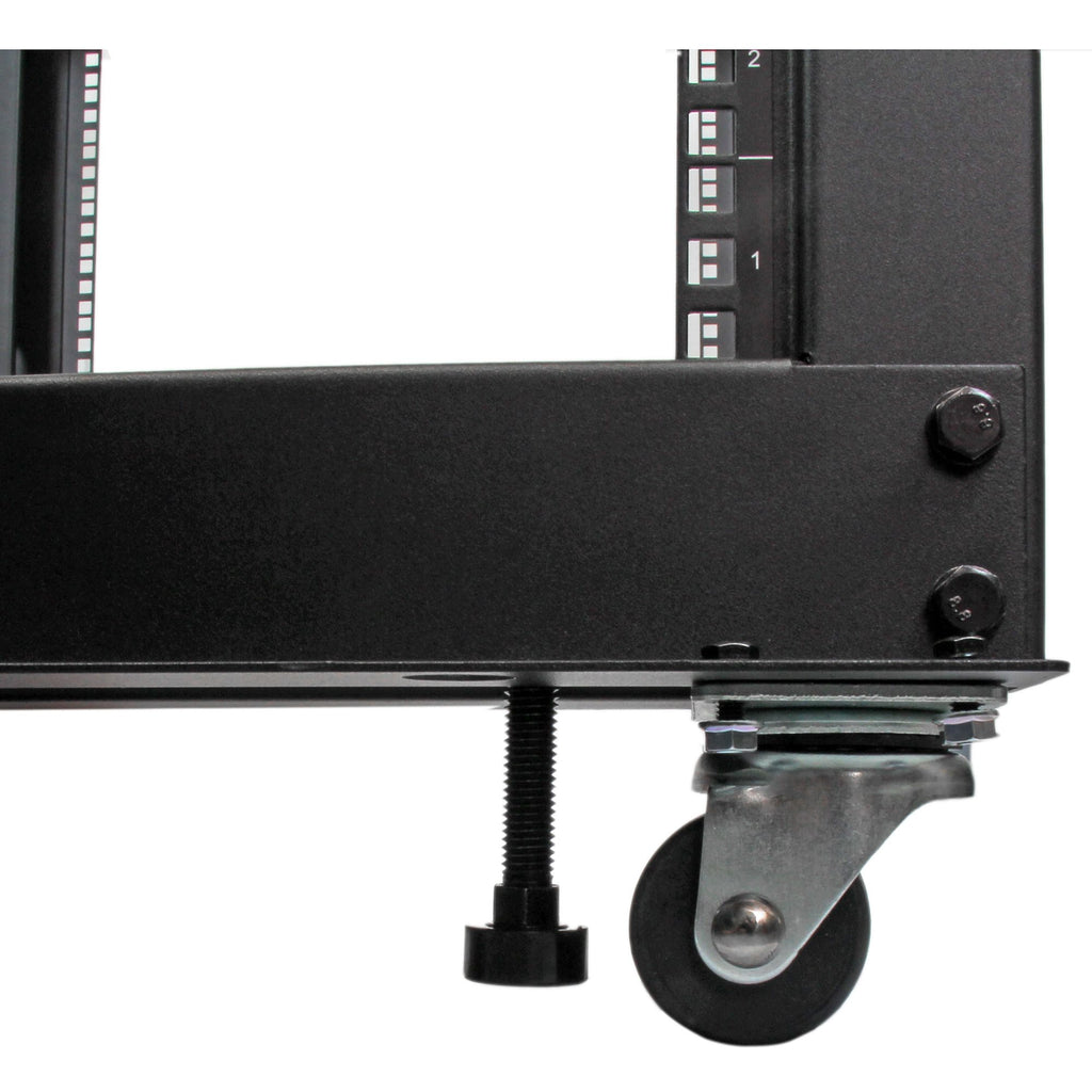 StarTech.com Rack Serveur Mobile 8U 4 Montants 19" avec Roulettes et Profondeur Ajustable