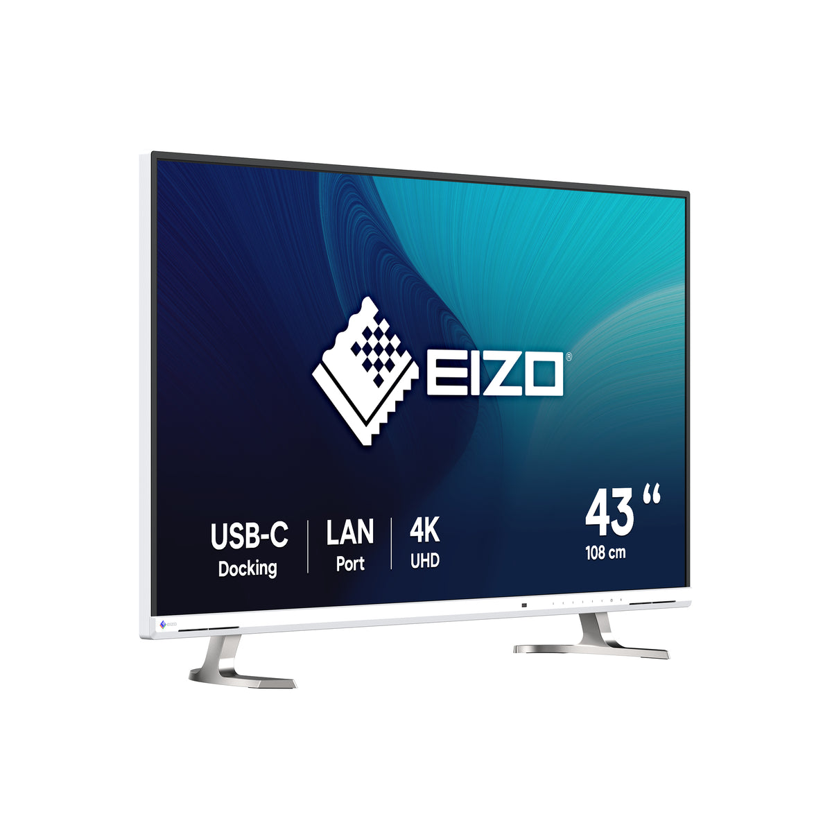 EIZO FlexScan EV4340X-WT écran plat de PC 108 cm (42.5") 3840 x 2160 pixels 4K Ultra HD LCD Blanc - vue 8