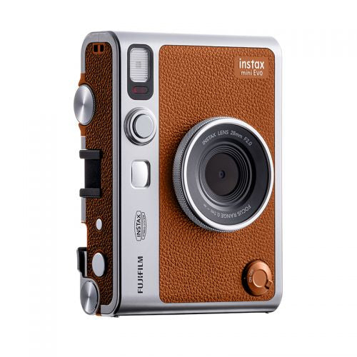 Fujifilm Instax Mini Evo 1/5" 2560 x 1920 pixels CMOS Marron, Argent