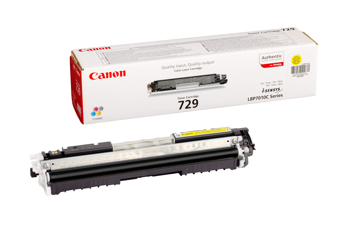 Canon 729 Y Cartouche de Toner Originale, Jaune