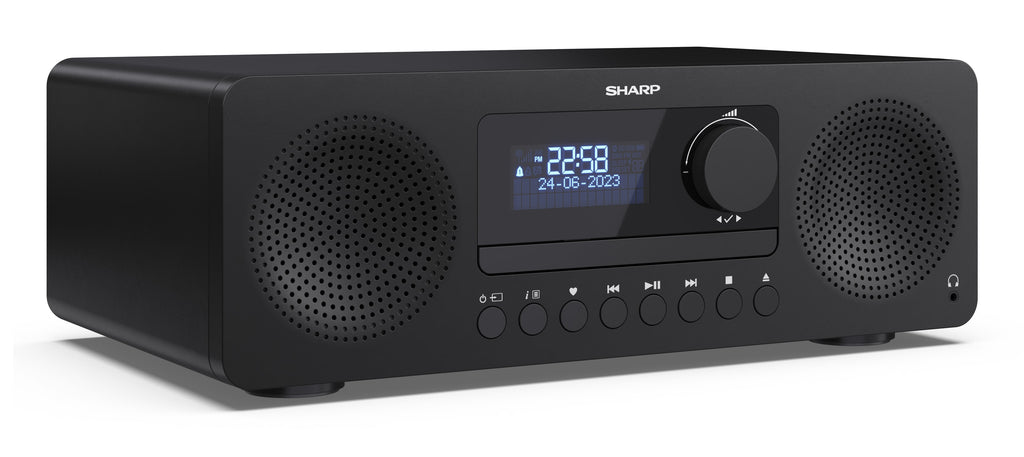 Sharp XL-B720D(BK) ensemble audio pour la maison Système micro audio domestique 30 W Noir