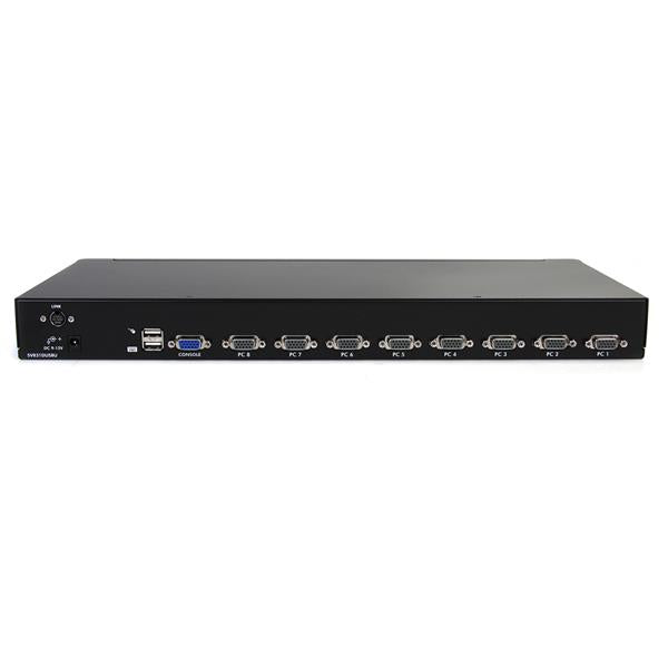 StarTech.com Switch KVM USB VGA 8 ports avec OSD, Montage Rack 1U