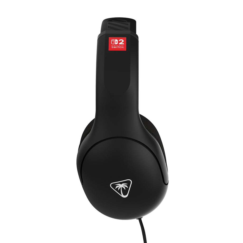 Turtle Beach Turtle Beach Airlite Fit Noir et Blanc Casque de gaming filaire sous licence officielle pour Nintendo Switch 2, Nintendo Switch, Lite - Modèle OLED