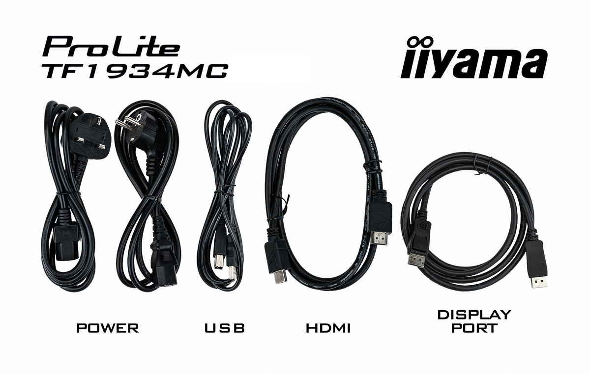 iiyama ProLite TF1934MC-B7X écran plat de PC 48,3 cm (19") 1280 x 1024 pixels SXGA LED Écran tactile Noir