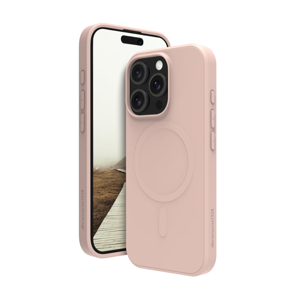 dbramante1928 Greenland Pro MS Coque de Protection pour iPhone 16 Pro 6.3", Rose