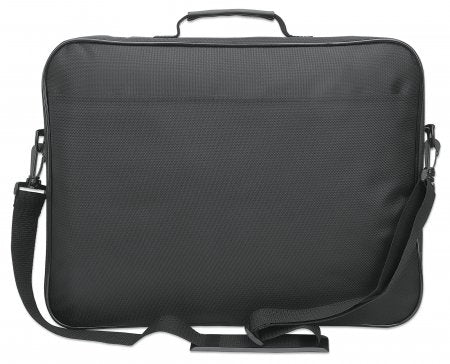 Manhattan Sacoche PC portable Cambridge 17,3", clamshell, noire, ÉCONOMIQUE, poche accessoires, compartiment documents, bandoulière amovible, équiv. Targus CN418EU, garantie 3 ans - vue 4