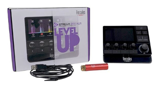 Hercules Stream 200 XLR Noir 9 boutons