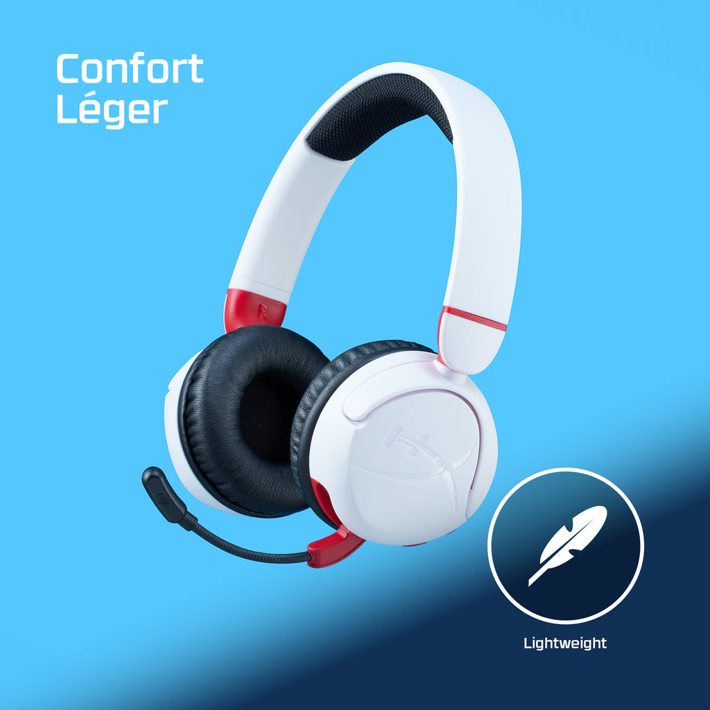 HyperX Cloud Mini — Casque sans fil pour gaming (blanc)