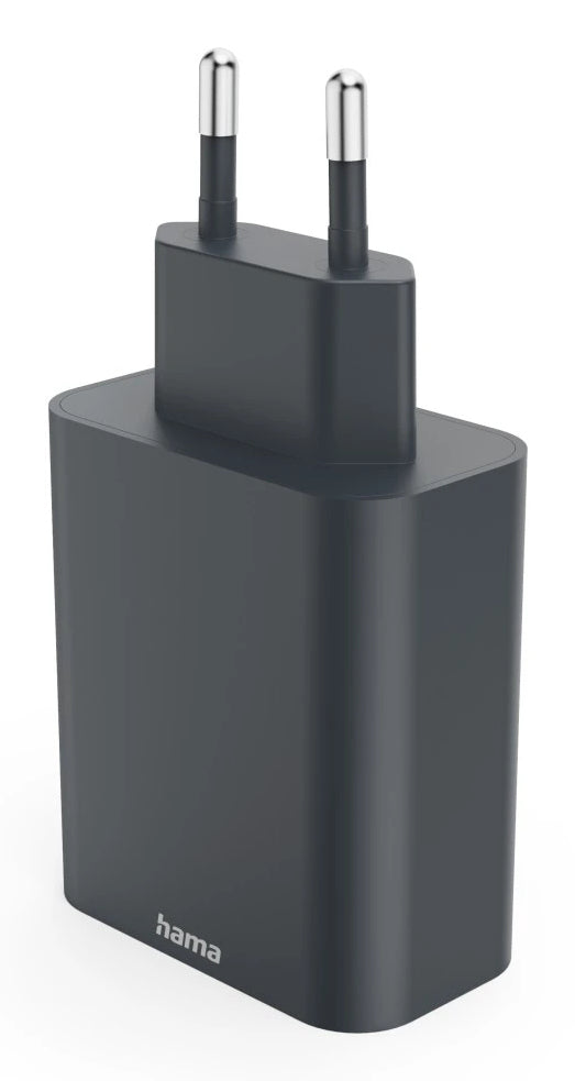 Hama 00086445 chargeur d'appareils mobiles Smartphone, Tablette Gris Secteur Charge rapide Intérieure
