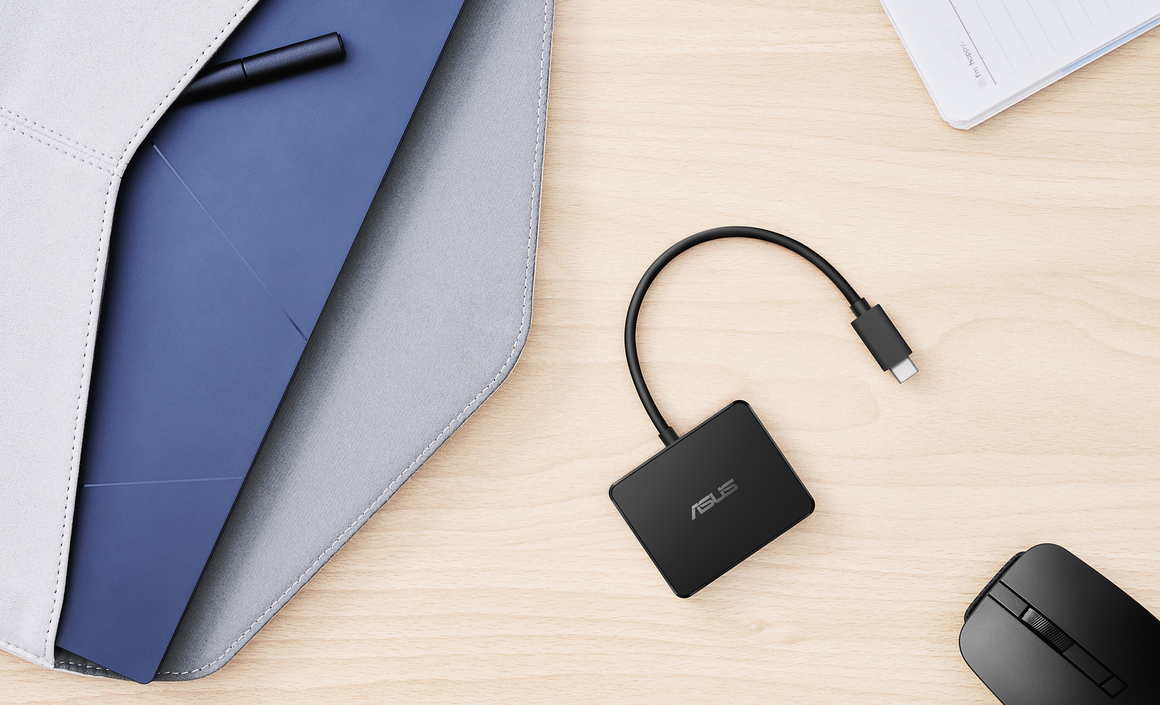 ASUS USB-C Mini Dock Avec fil USB 3.2 Gen 2 (3.1 Gen 2) Type-C Noir