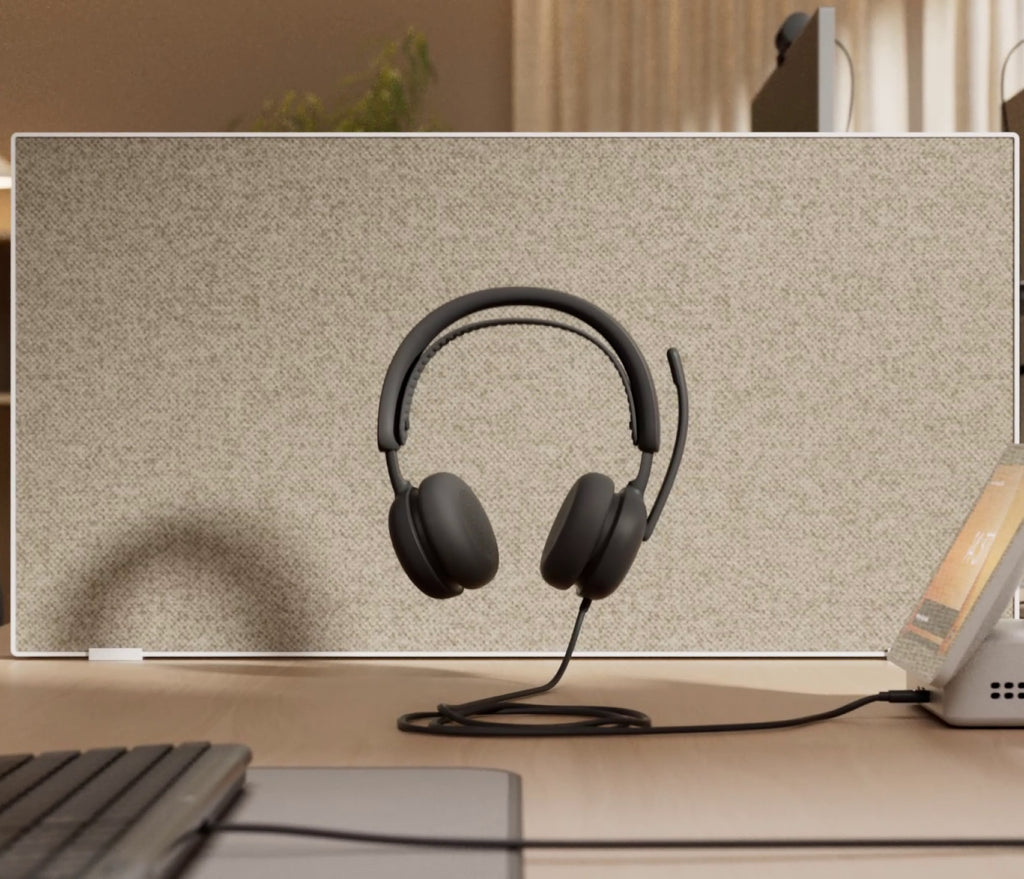 Logitech Zone Wired 2 for Business, Casque Filaire, Gris