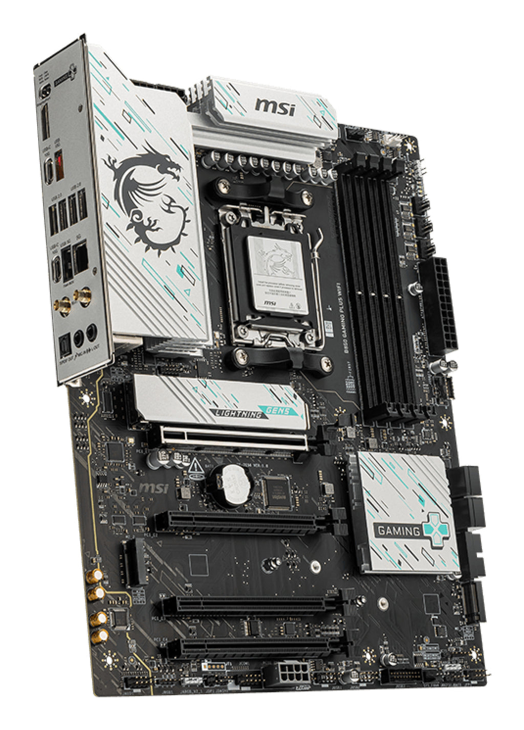 MSI B850 GAMING PLUS WIFI carte mère AMD B850 Emplacement AM5 ATX - vue 4