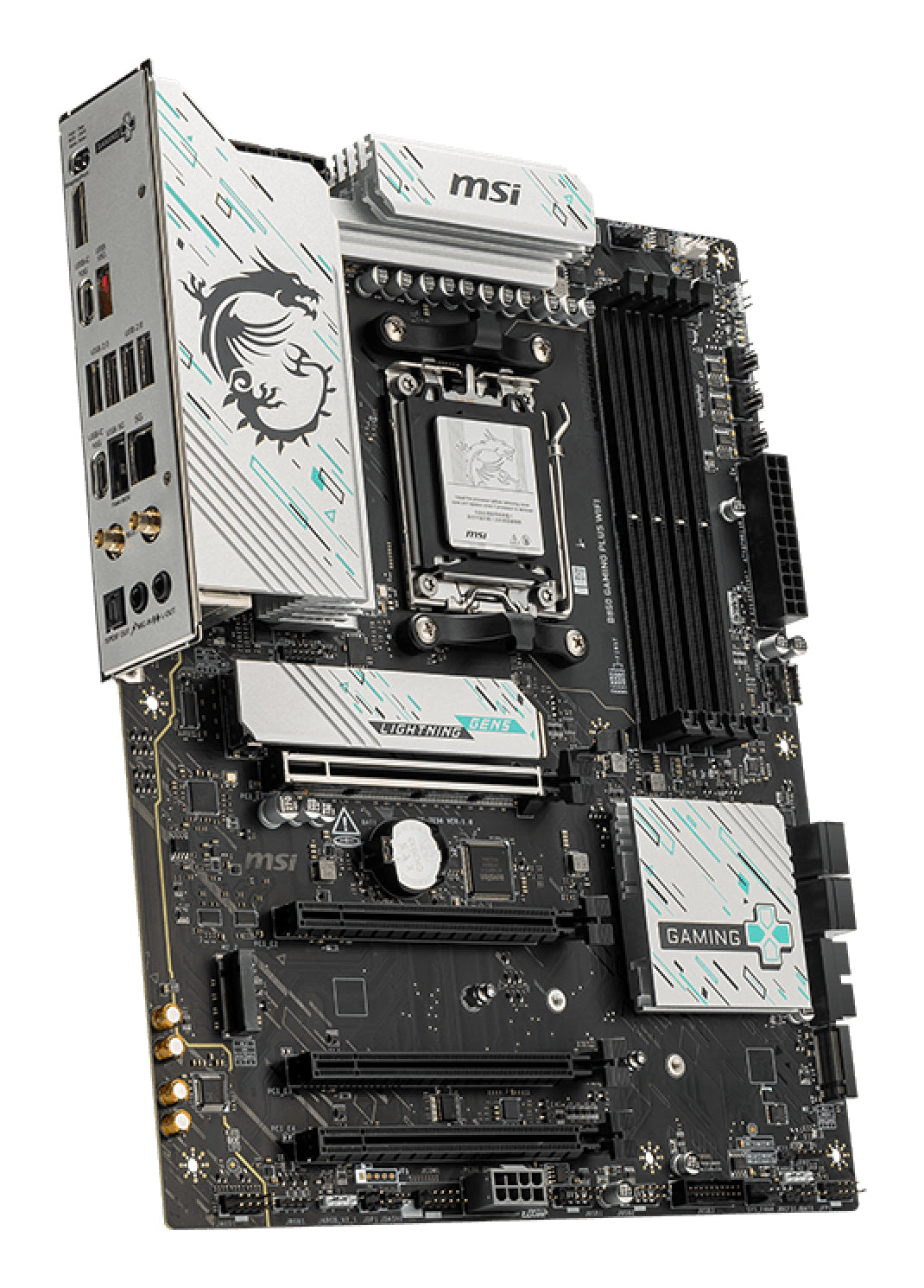MSI B850 GAMING PLUS WIFI carte mère AMD B850 Emplacement AM5 ATX - vue 4