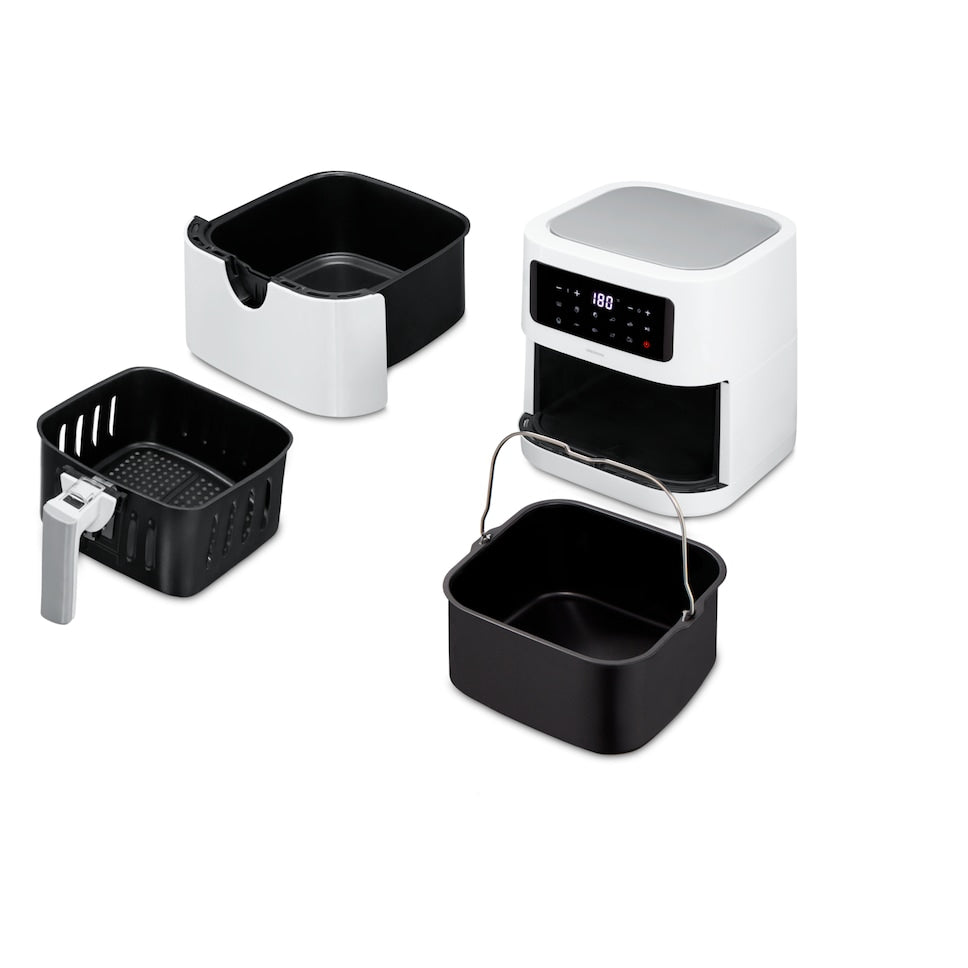 MEDION LIFE E40 XL Unique 5,2 L Autonome Friteuse d’air chaud Blanc