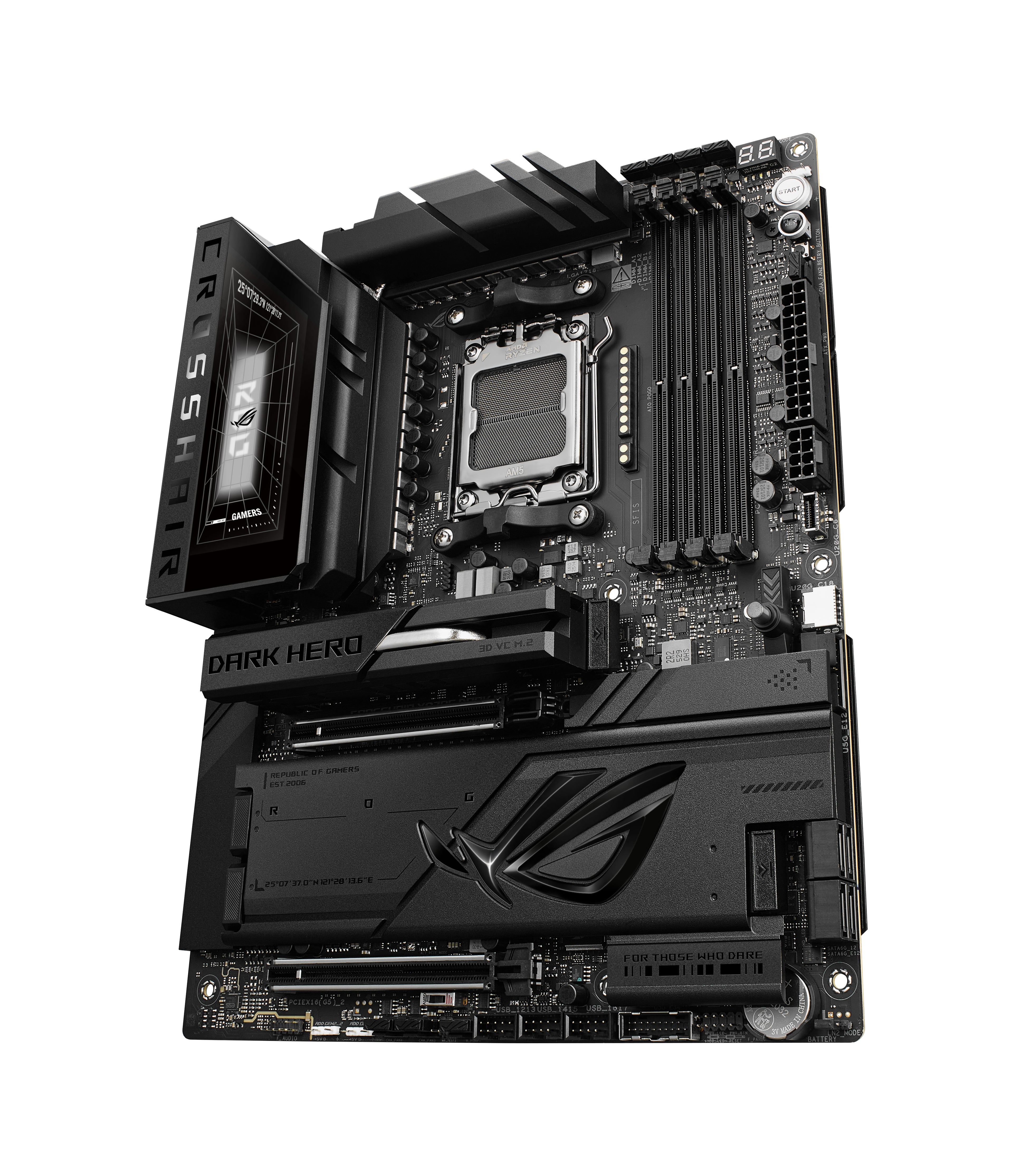 ASUS ROG CROSSHAIR X870E DARK HERO AMD X870E Emplacement AM5 ATX