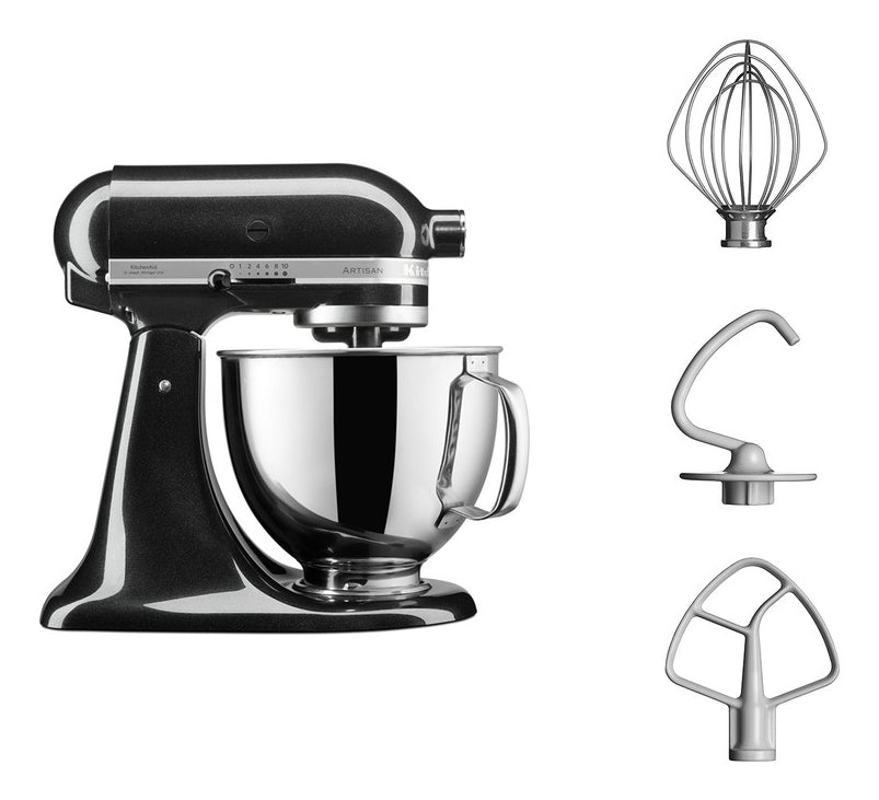 KitchenAid 5KSM125EOB Robot mixer 300 W Noir
