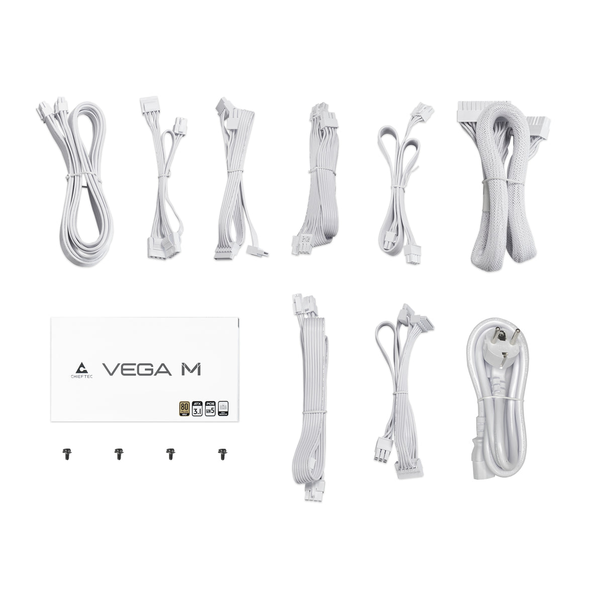 Chieftec Vega PPG-850-CW Alimentation 850W ATX 80 PLUS Gold Blanc