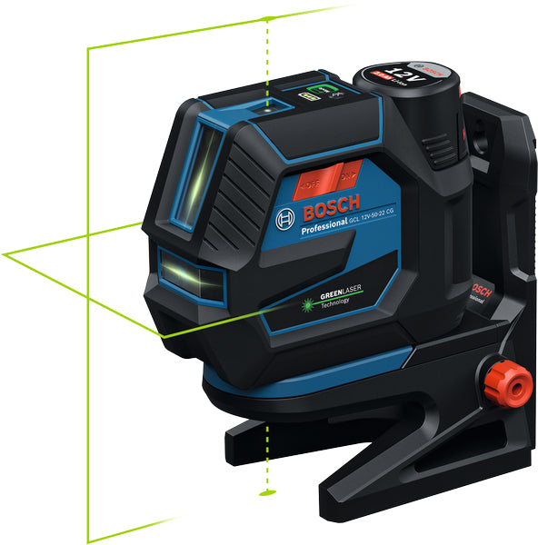 Bosch Bosch GCL 12V-50-22 CG Professional Niveau de pointage 25 m 500-540 nm (< 10mW)