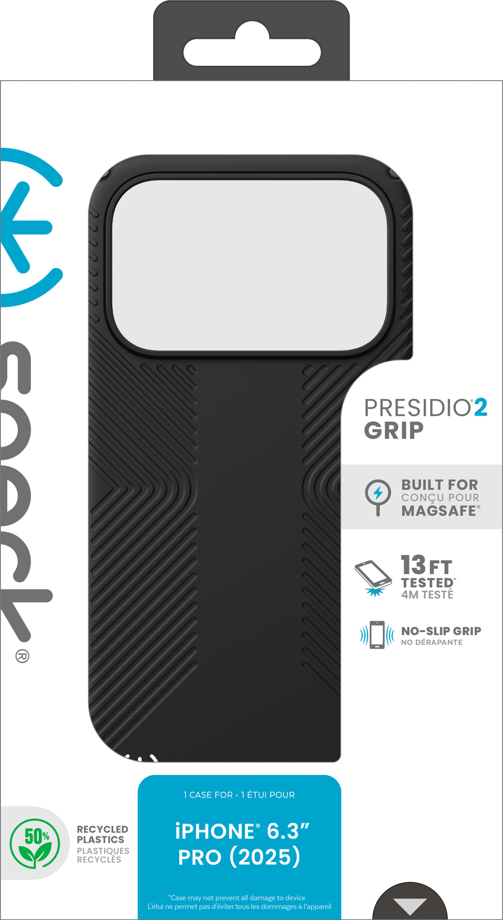 Speck 150976-D143 coque de protection pour téléphones portables 16 cm (6.3") Housse Noir