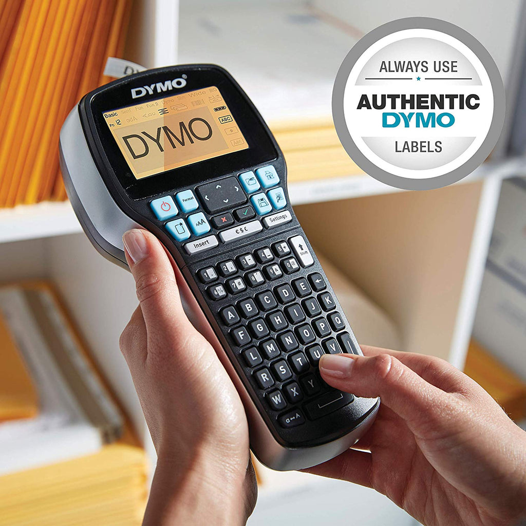 DYMO LabelManager LabelManager420P Étiqueteuse portable rechargeable | hautes performances avec connexion PC/Mac | Clavier ABC avec Malette de Transport et 4 Ruban D1