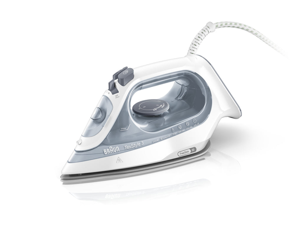 Braun TexStyle 3 SI3054GY Fer à Vapeur, Semelle Céramique, 2400 W, Gris