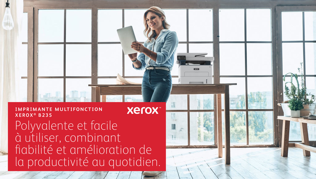 Xerox B235 copie/impression/numérisation/télécopie recto verso sans fil A4, 34 ppm, PS3 PCL5e/6, chargeur automatique de
