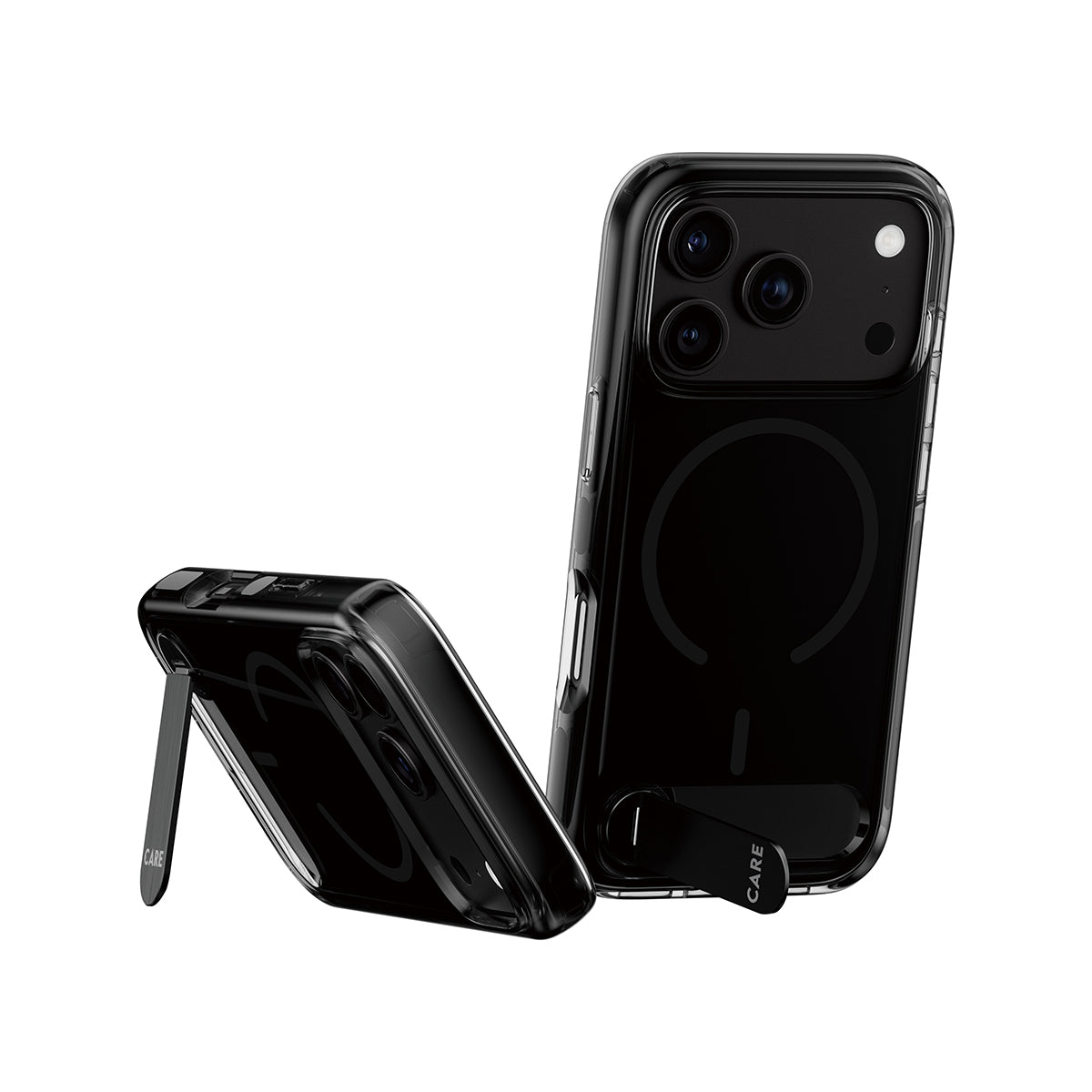 PanzerGlass CARE™ by ® Kickstand Case Smokey w. Black MagSafe iPhone 2026 Pro Max | 17 Pro Max coque de protection pour 