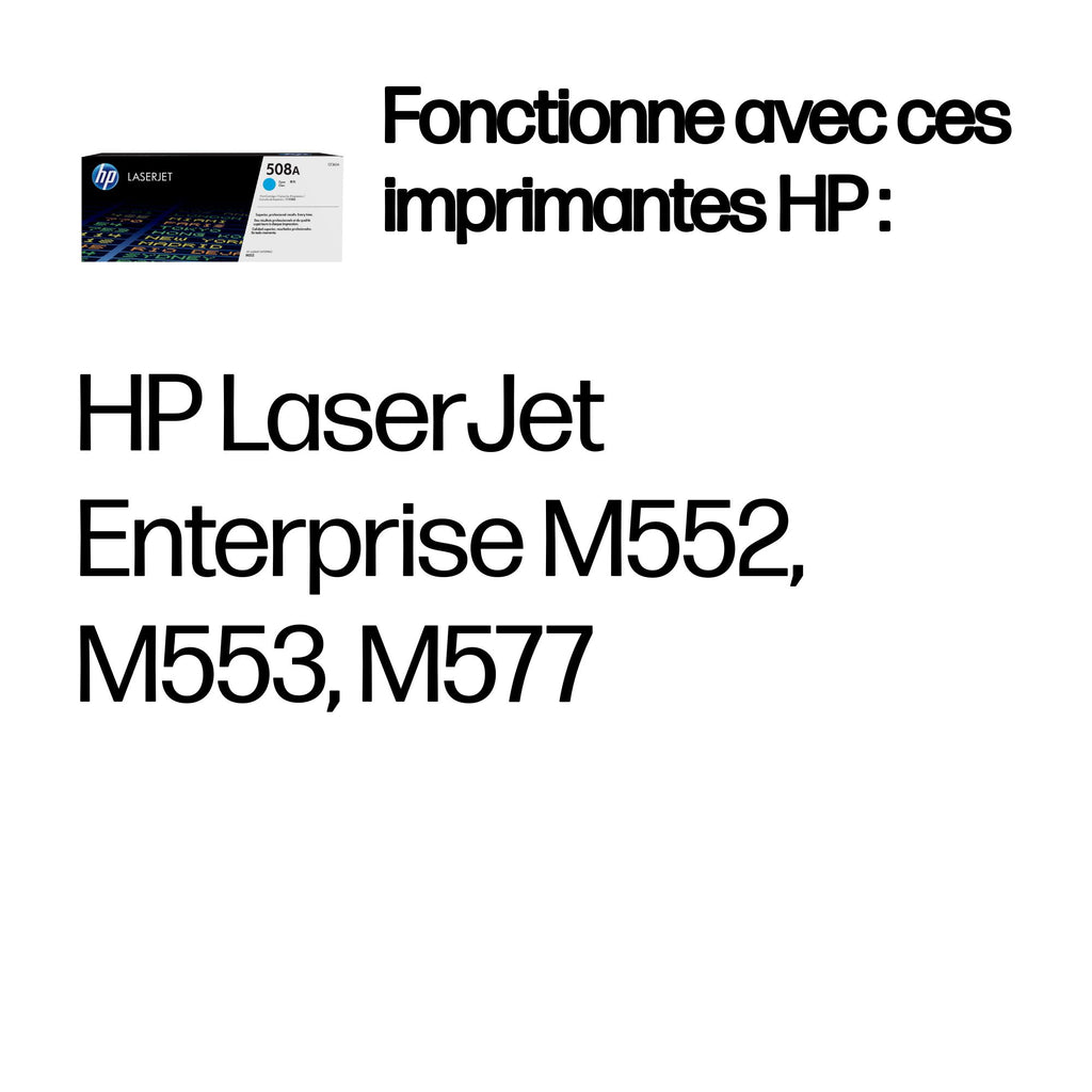 HP 508A toner LaserJet Cyan authentique