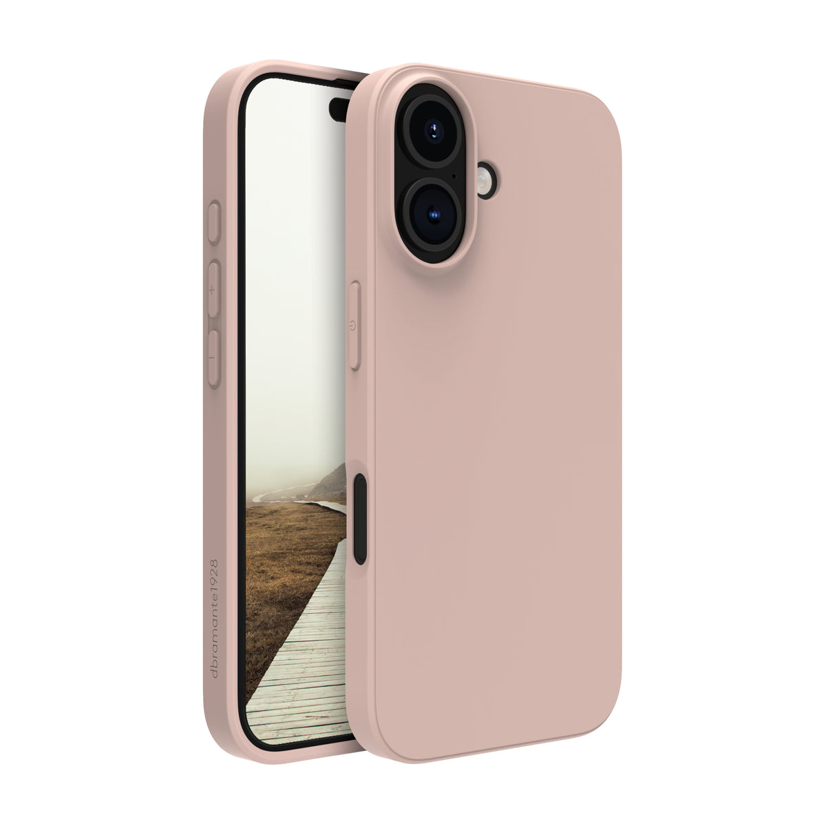 dbramante1928 Greenland Coque de Protection pour iPhone 16 Plus 6.7", Rose