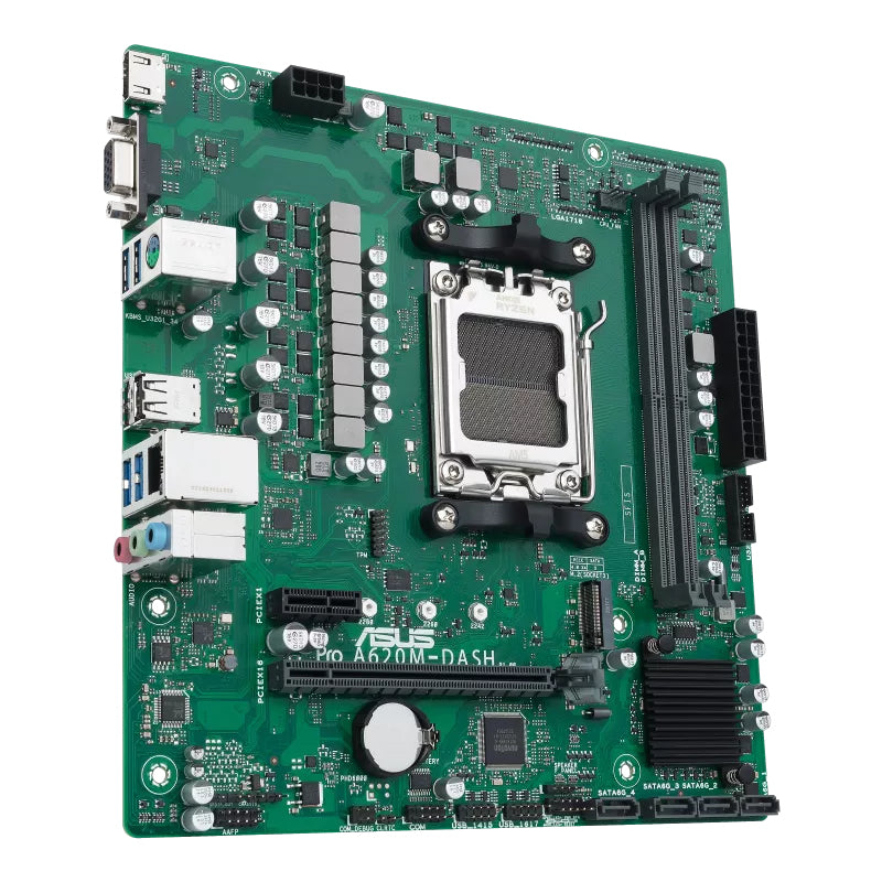 ASUS PRO A620M-DASH-CSM AMD A620 Emplacement AM5 micro ATX