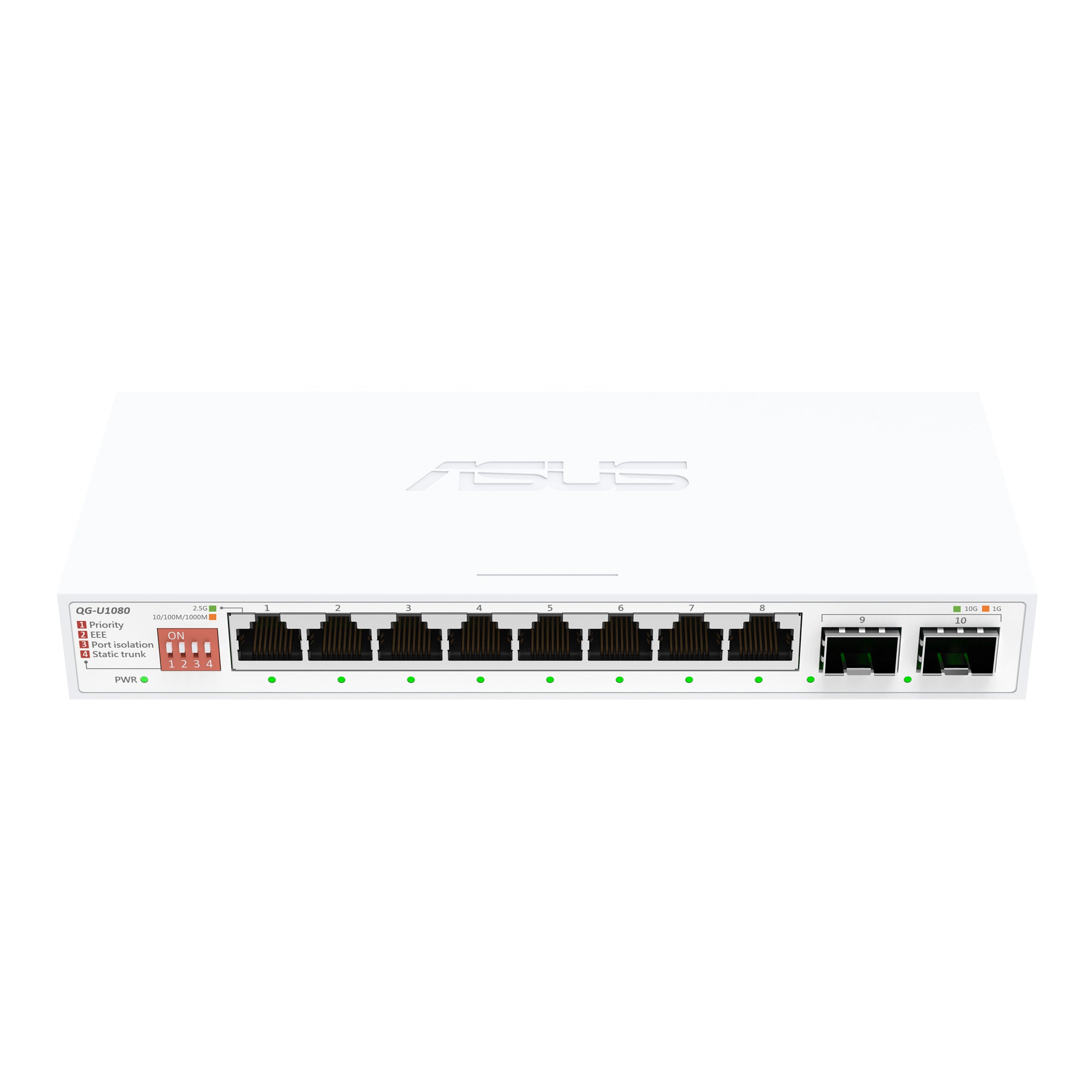 ASUS QG-U1080 Non-géré 2.5G Ethernet (100/1000/2500) Blanc