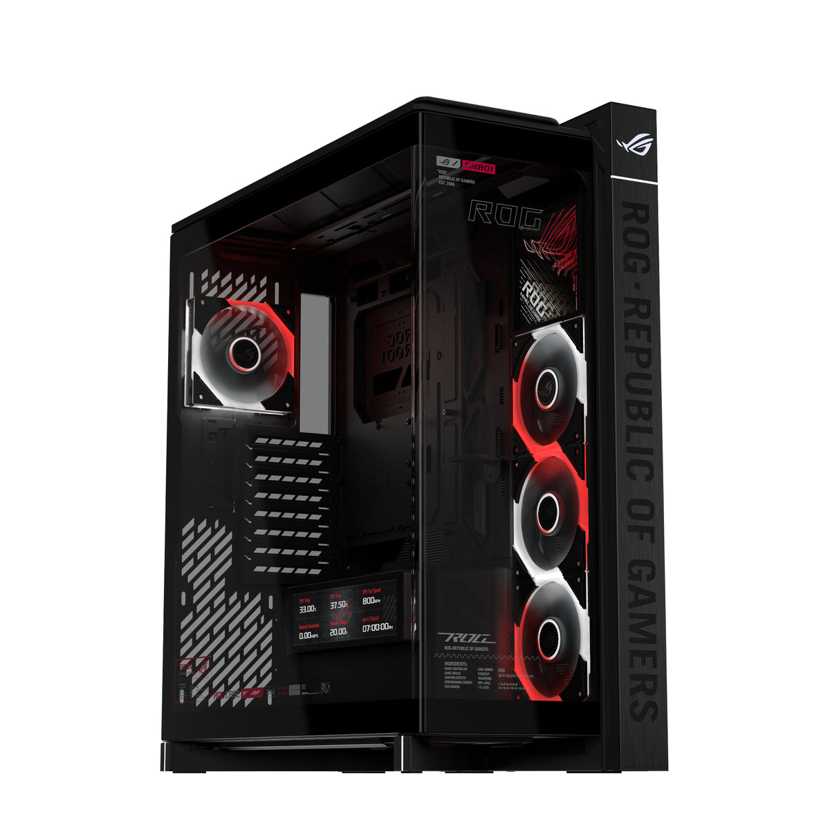 ASUS ROG Cronox ARGB Tower Udvidet ATX Sort