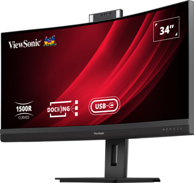 Viewsonic VG3457CV écran plat de PC 86,4 cm (34") 3440 x 1440 pixels UltraWide Quad HD LED Noir