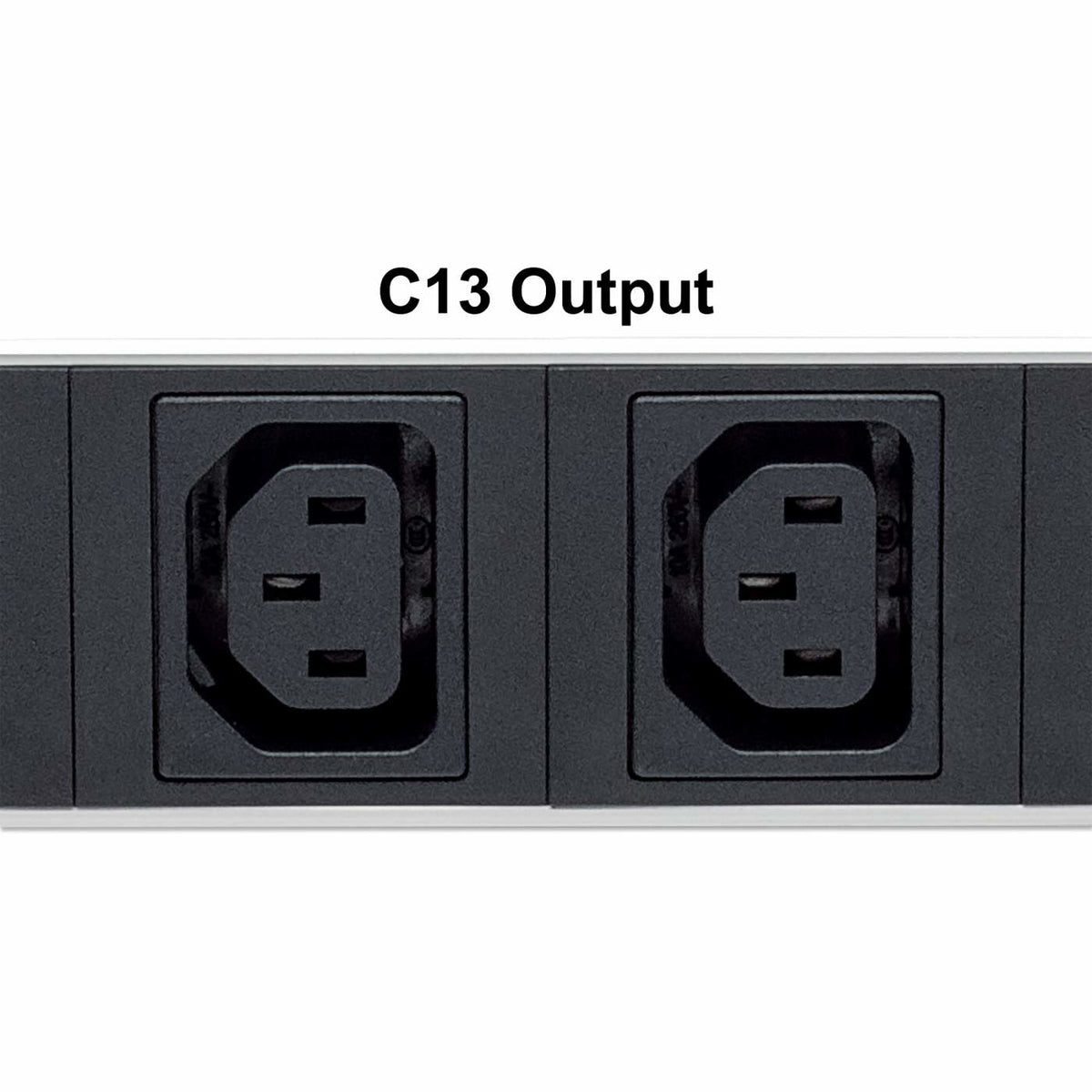Intellinet PDU Intelligent 19" Rackable C13, Surveillance Puissance, Température et Humidité, 8 Prises, Noir