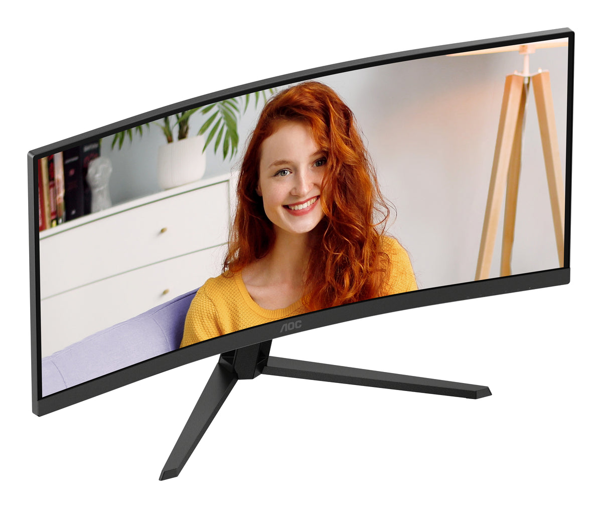 AOC B3 CU34B3E Écran PC Courbe 34" Wide Quad HD LED Noir