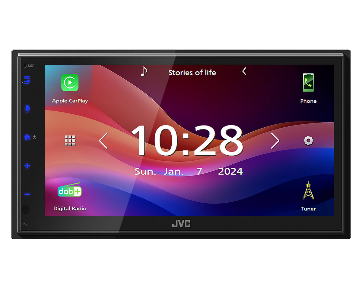 JVC KW-M695DBW récepteur multimédia de voiture Noir Wifi 200 W Bluetooth