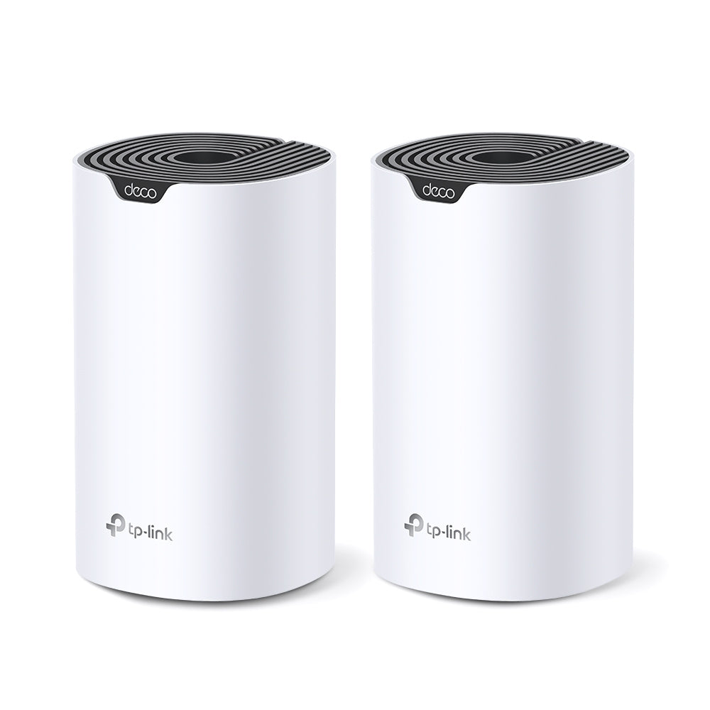 TP-Link Deco S7 (Pack de 2) Système Wi-Fi Maillé Bi-bande AC1900, Blanc