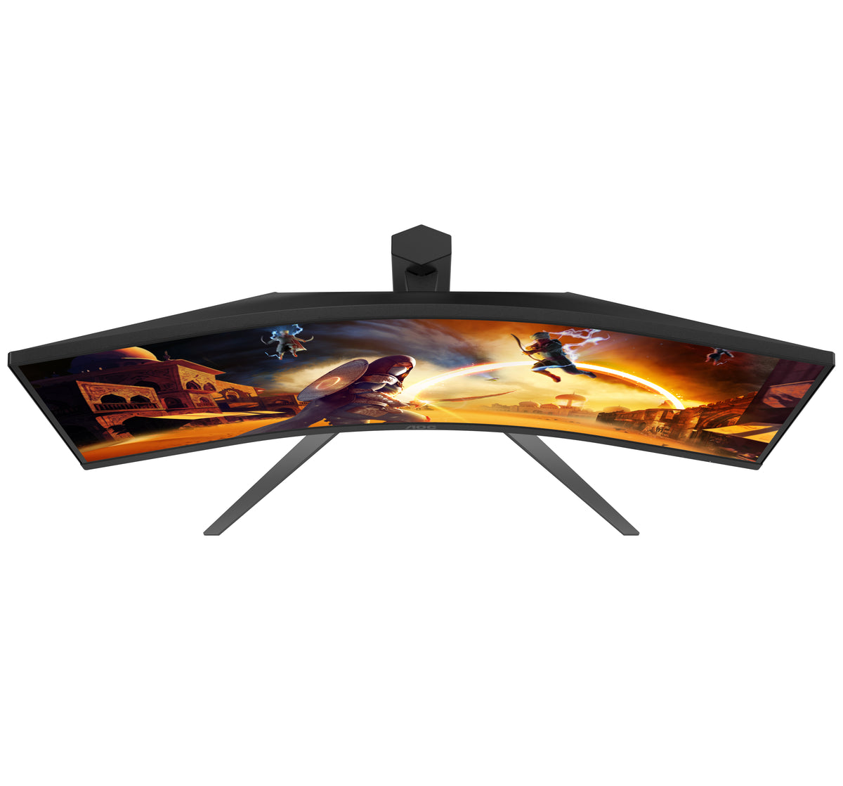AOC G4 CU34G4AD écran plat de PC 86,4 cm (34") 3440 x 1440 pixels Noir, Rouge