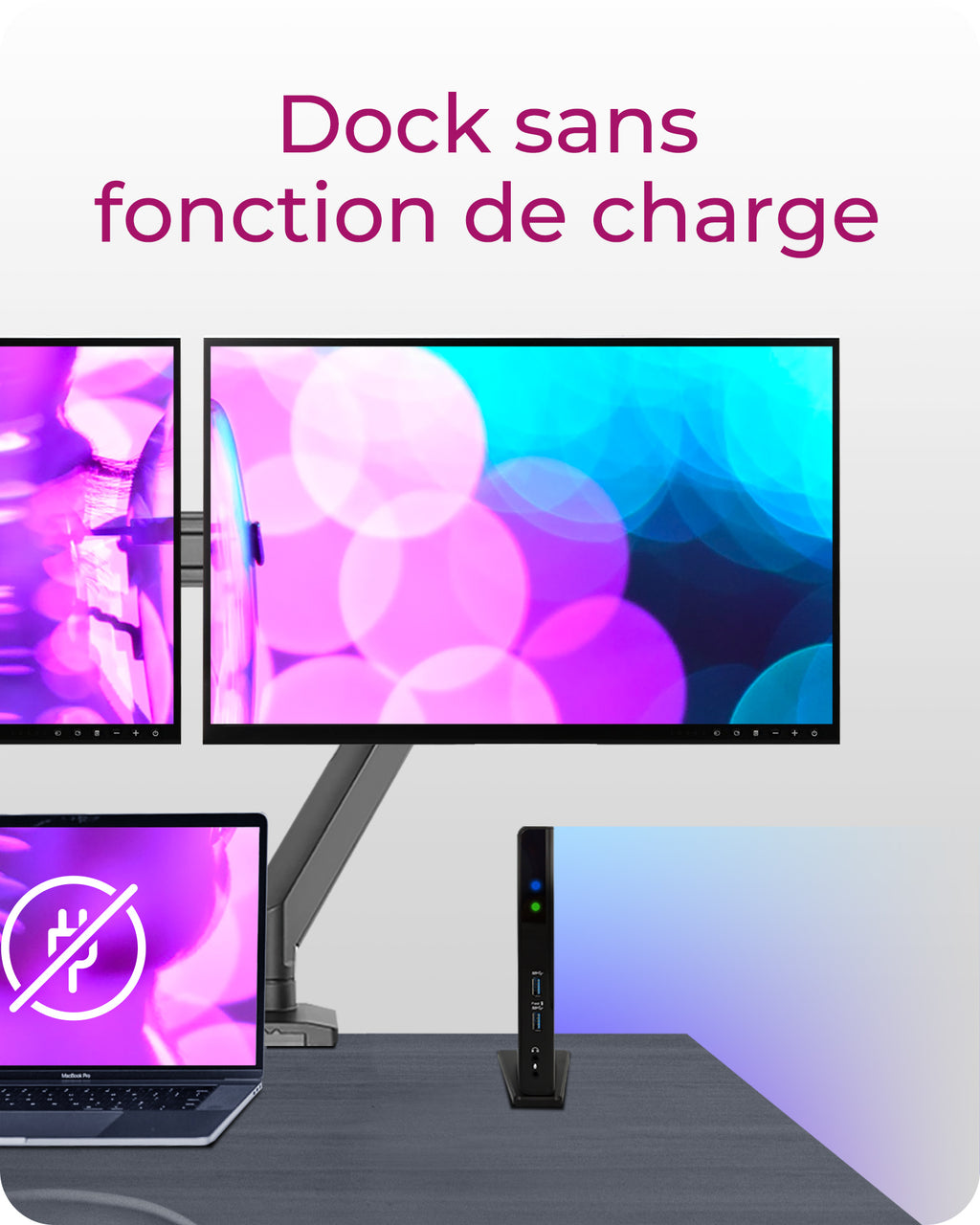 ICY BOX IB-DK2251AC Avec fil USB 3.2 Gen 2 (3.1 Gen 2) Type-A Noir - vue 5