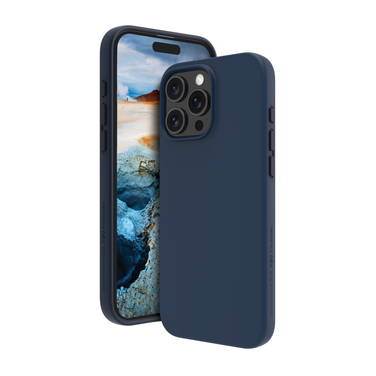 dbramante1928 Iceland Ultra D3O MagSafe Coque de Protection pour iPhone 16 Pro Max 6.9", Bleu