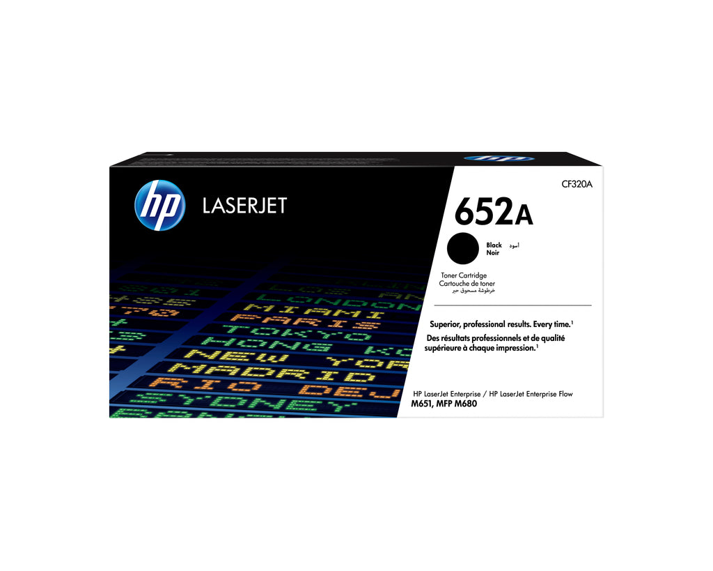 HP 652A toner noir LaserJet authentique