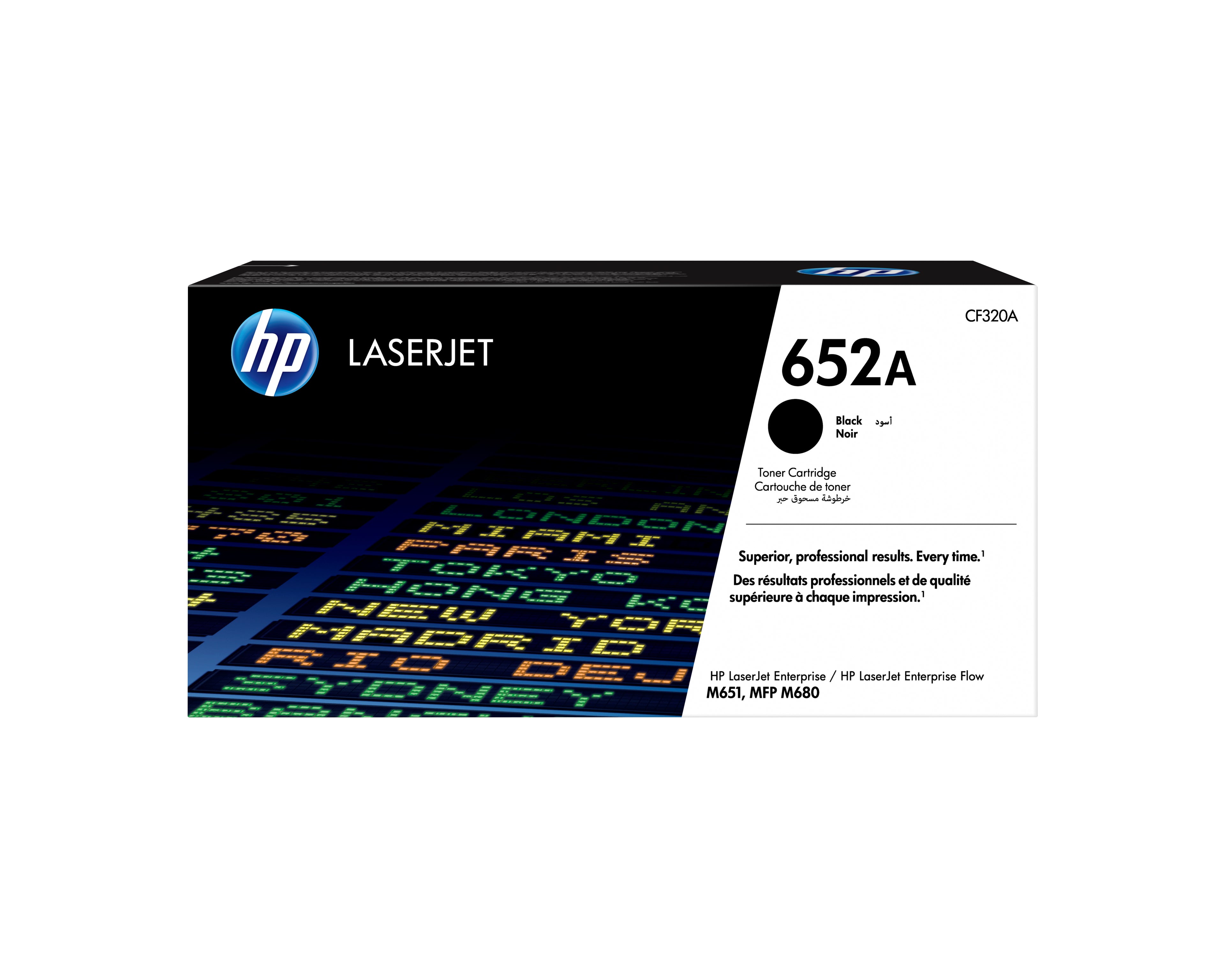 HP 652A toner noir LaserJet authentique
