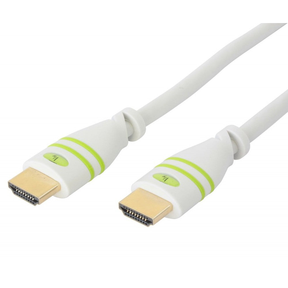 Techly 2.0m HDMI M/M câble HDMI 2 m HDMI Type A (Standard) Blanc
