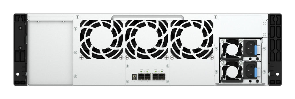 QNAP TL-R1600PES-RP Boîtier de disques de stockage Boîtier disque dur/SSD Noir, Gris 2.5/3.5"