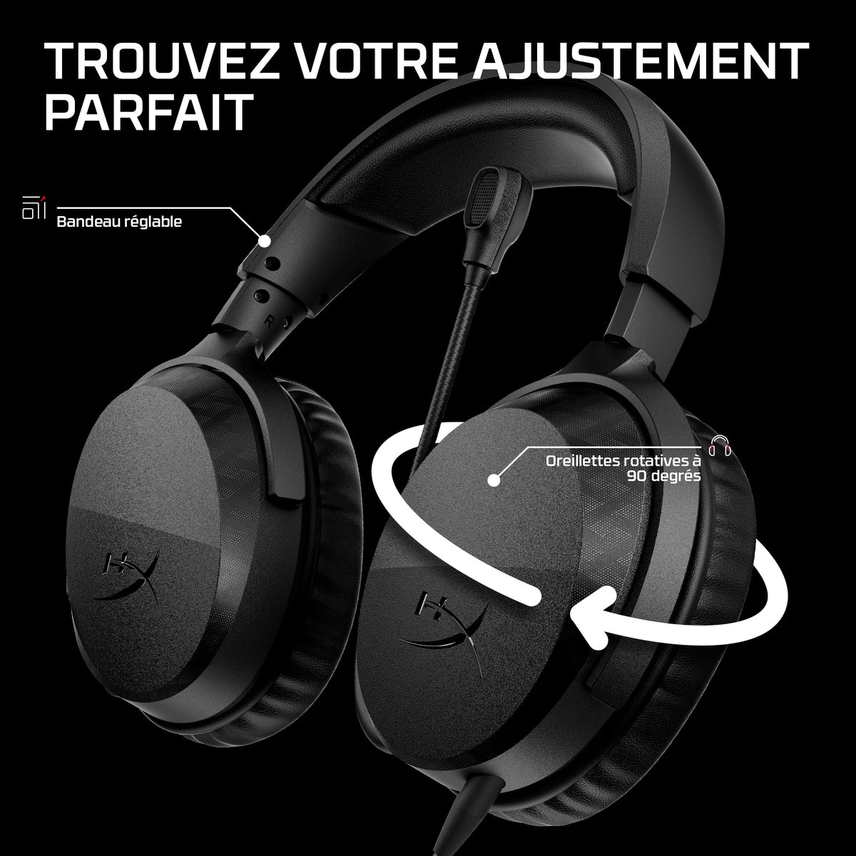 HyperX Cloud Stinger 3 Casque de Jeu pour PlayStation