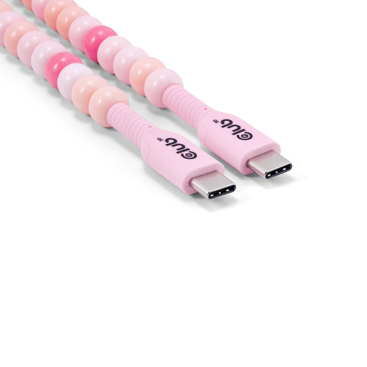 CLUB3D CAC-3010 Câble USB-C vers USB-C, 2 m, 60 W, 0,48 Gbit/s, Rose