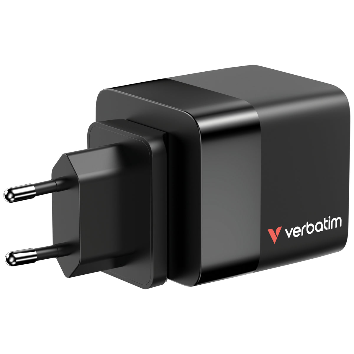 Verbatim Chargeur GaN 65W Universel, Charge Rapide, Secteur, Noir