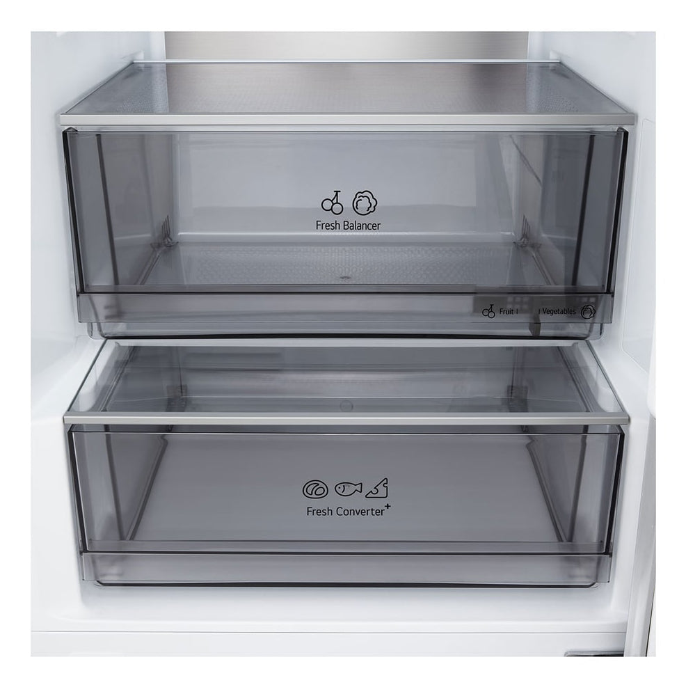 LG GBBS525APY réfrigérateur-congélateur Pose libre 375 L Argent